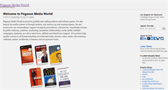 Desktop Screenshot of pegasusmediaworld.com